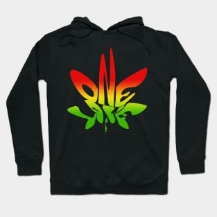 One Love leaf Hoodie